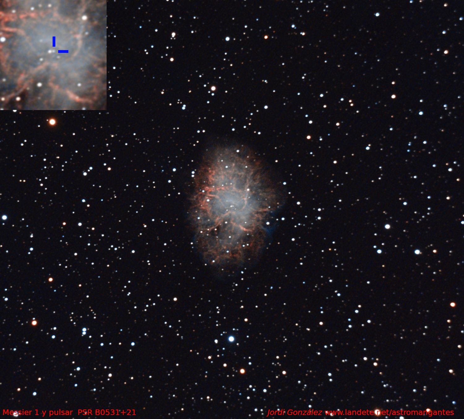 Messier 1 y su púlsar