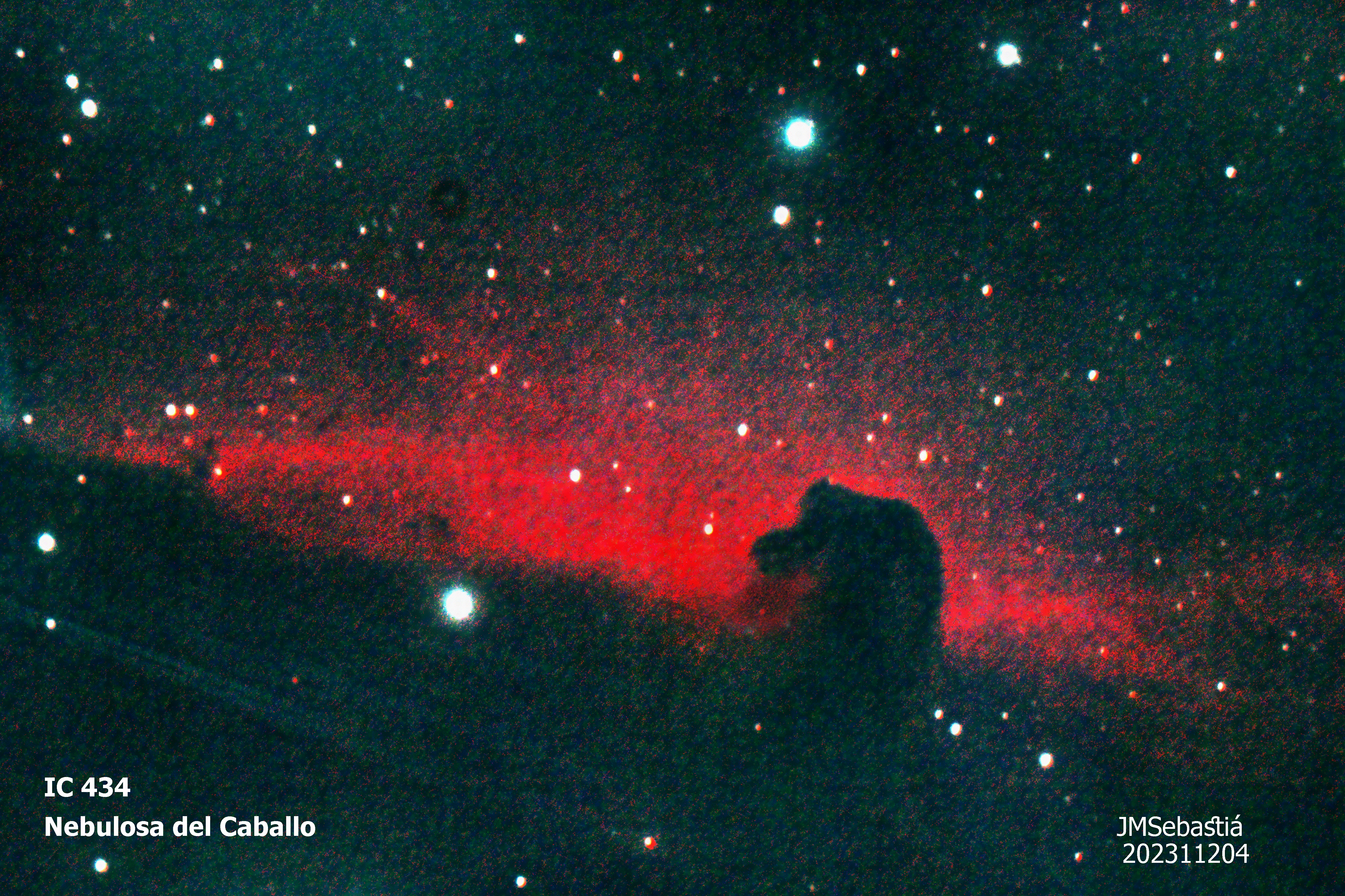 IC 434  Nebulosa del Caballo