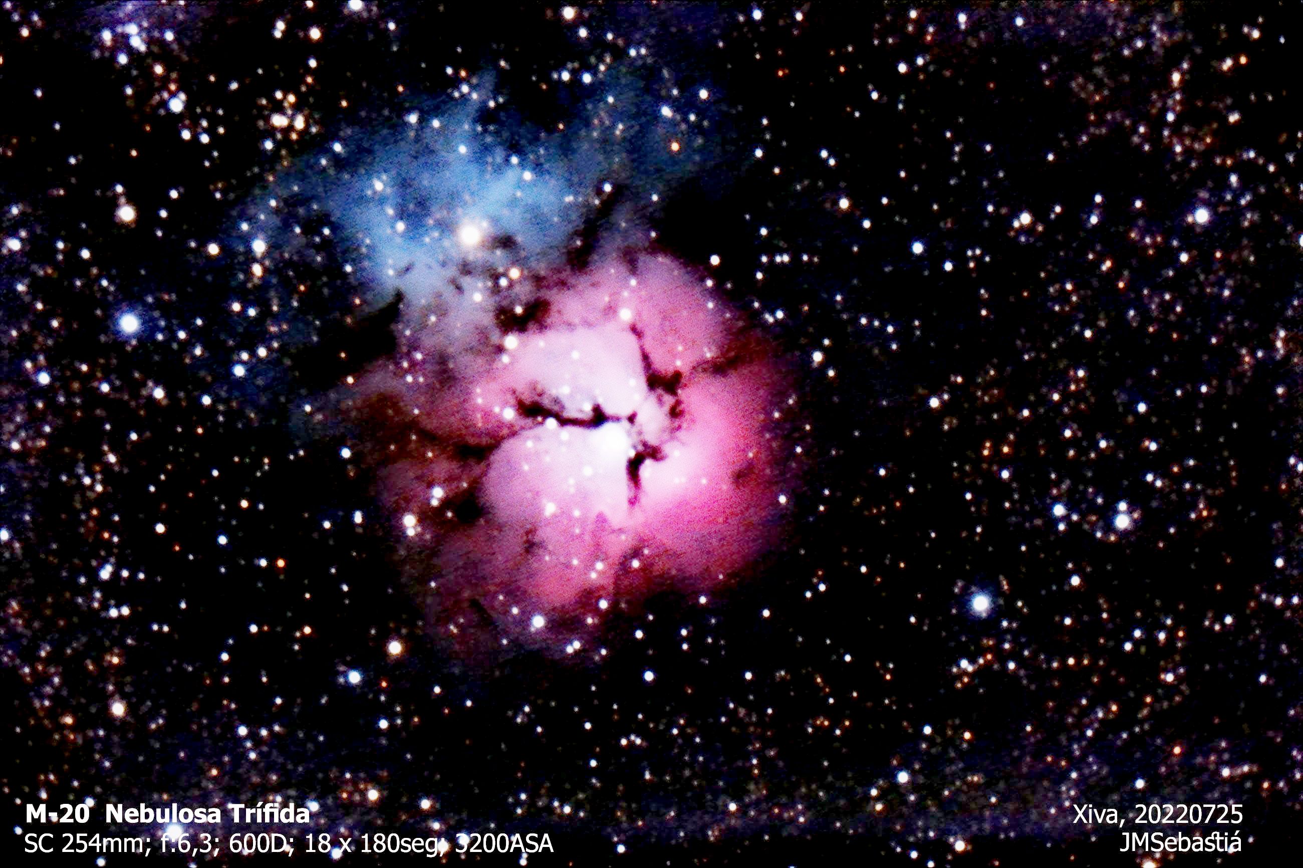 M 20. Nebulosa Trífida